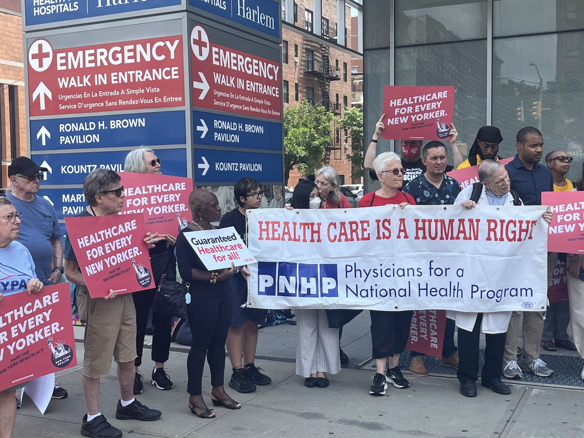 As an advocate for #universalhealthcare I was excited to join advocates, healthcare workers & electeds for the reintroduction of the #NYHealthAct yesterday! We must get it passed next session in Albany! NYers shouldn’t have to wait any longer for the care they need! #PassNYHealth
