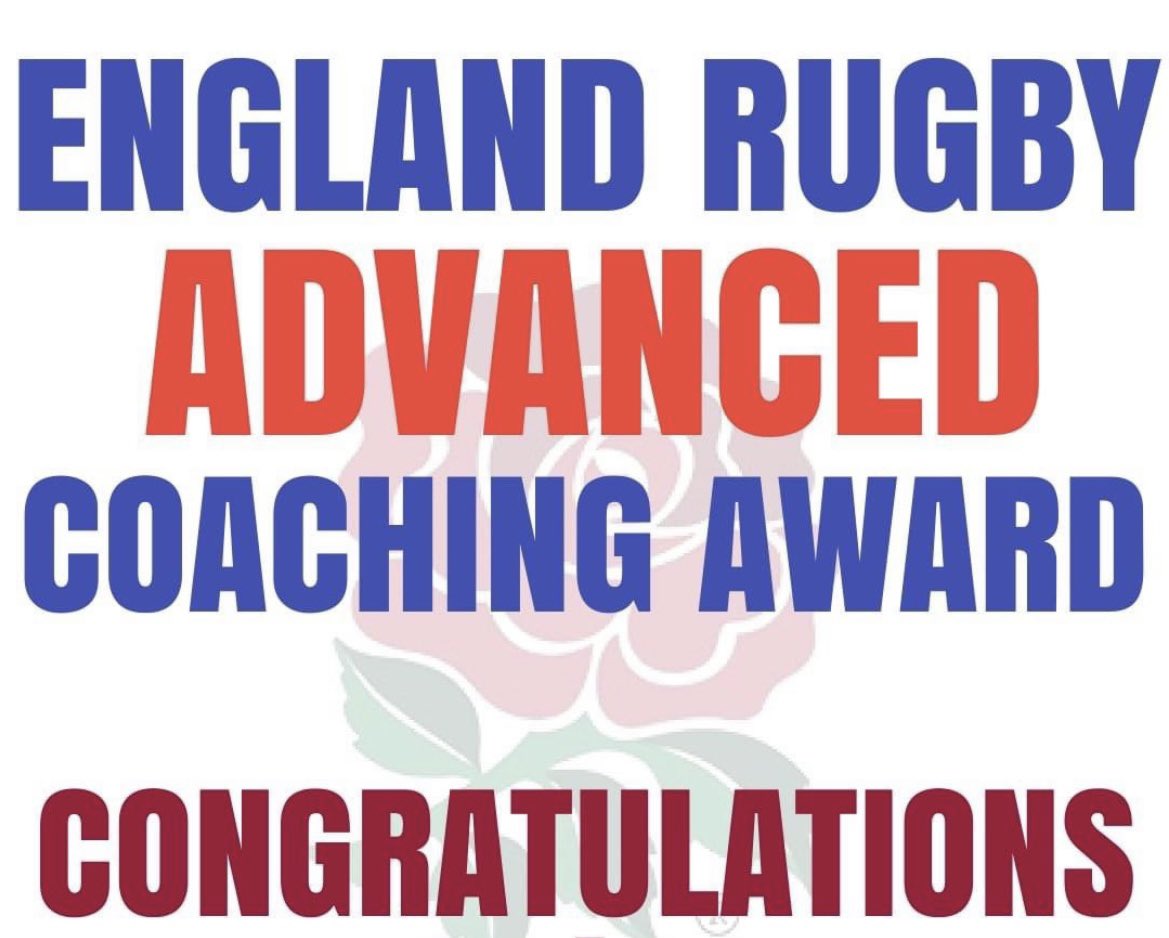 Well done to all of the coaches across the South West who successfully completed the England Rugby Advanced Coaching Award 2022-23!

Hope you enjoyed the journey and look forward to seeing you keep on challenging and developing yourselves! 👏 

#CoachingFamily #NeverStopLearning