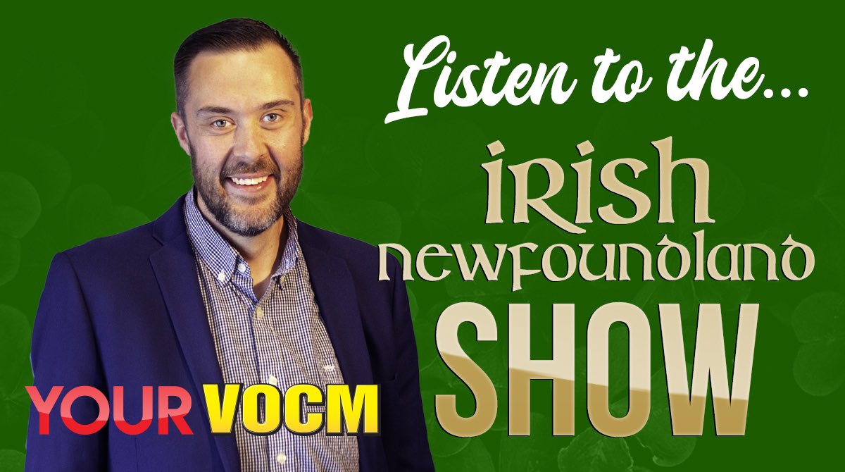 The Irish Newfoundland show is well on the go with Your VOCM this AM. 

Stream us anywhere through VOCM.com. 

<a href="/RadioGregSmith/">Greg Smith</a>
