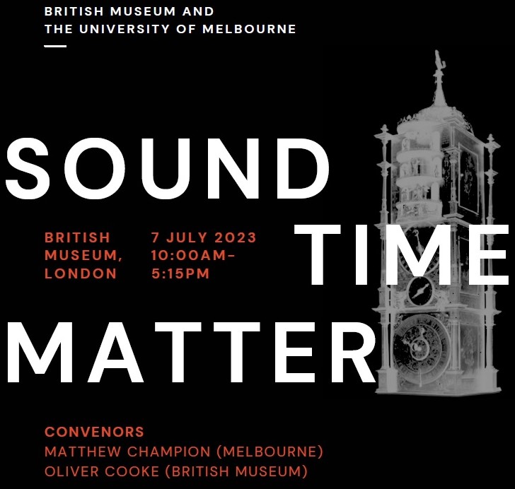StefanHanss's tweet photo. Had the most amazing day with @TheSoundsofTime workshop @britishmuseum yesterday, w/ amazing Matthew Champion &amp; Oliver Cooke – and many fantastic colleagues &amp; friends! Such a privilege! @UniMelb @ARC_gov_au @BirkbeckUoL @UoMhistdept https://t.co/DtlmWbBVQK