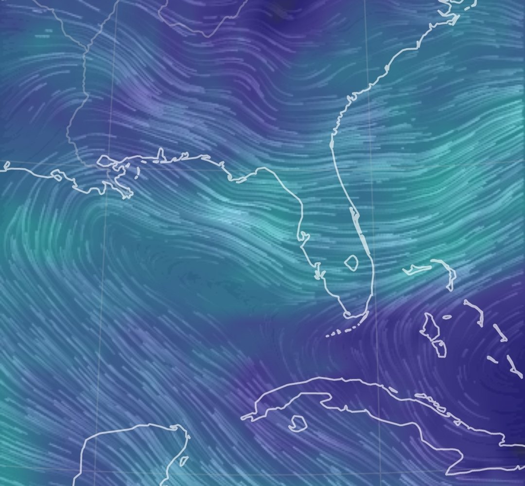 Interactive map showing storm tracking on Mikes Weather Page
