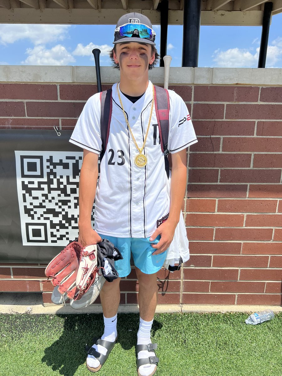 17U <a href="/pitch2pitch/">Pitch 2 Pitch 📈</a> Landgrebe wears one on the chin yesterday in 8-0 loss. Wait and see in hopes of advancing into quarterfinals. 

$$ man of the game:
<a href="/BraydenCherrey/">Brayden Cherrey</a> 2IP 1H 1R 5K
