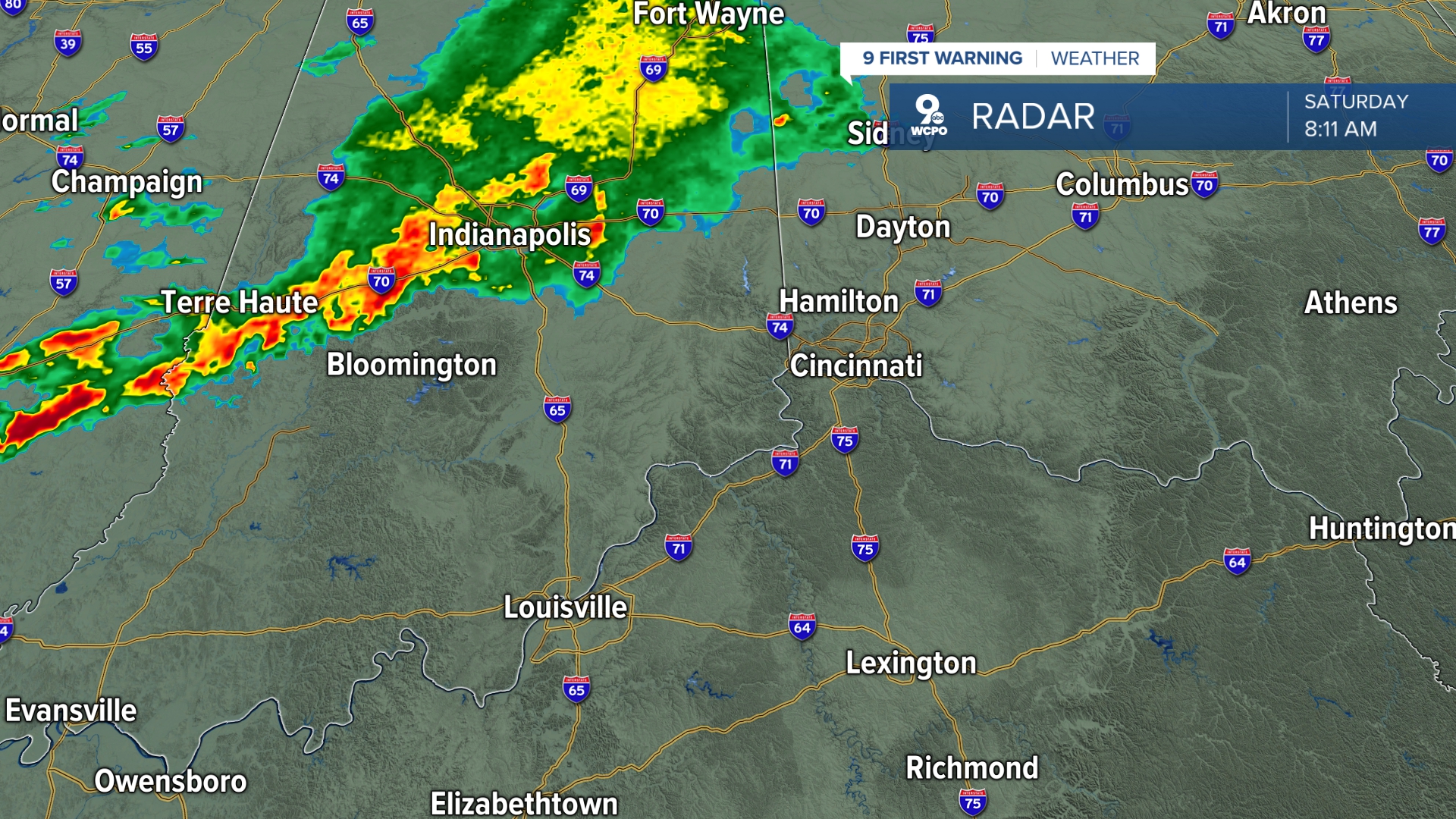 Cameron Hardin on Twitter "Active radar out to the west. Morning