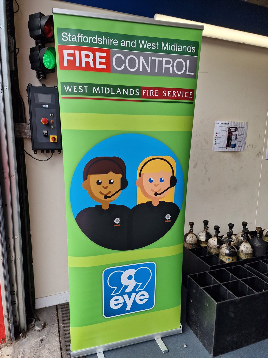 Promoting <a href="/SWMFireControl/">Staffordshire and West Midlands Fire Control</a> at <a href="/WMFSOldbury/">Oldbury Fire Station</a> Open Day! Come along and learn all about how we work and how we use technology to support our mobilising decisions. #999eye #dynamicmobilising #heroesinheadsets