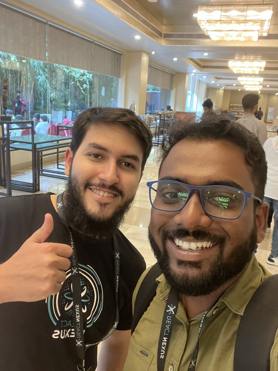 MallickDebajit's tweet image. Had a wonderful chat with @ythecombinator at #ReactNexus2023.