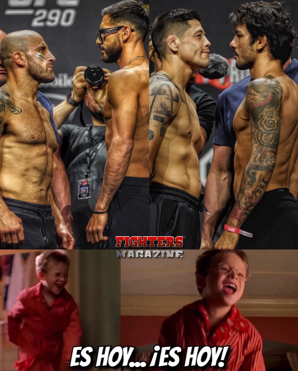 🇲🇽♥️ Hoy se va a demostrar de qué está hecho un MEXICANO. ¡Al fin llegaste UFC 290! Venías de rodillas, pero al fin llegaste. #UFC #MMA #UFC290