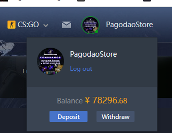 Saldo buff ON 0.73 pix e 0.77 em 12x sem juros. Acima de 10k no pix tem preço.
Todas as skins do inventario a venda.
Compramos invetarios até 200k no pix !
steamcommunity.com/id/pagodaostor…

#CSGO  #CSGOSKINS  #BUFF163 #rmb  #CSGOTRADE #DOTA2 #DOTA2SKINS  #DOTA2ITEMS #DOTA2MARKET  #DOTA2