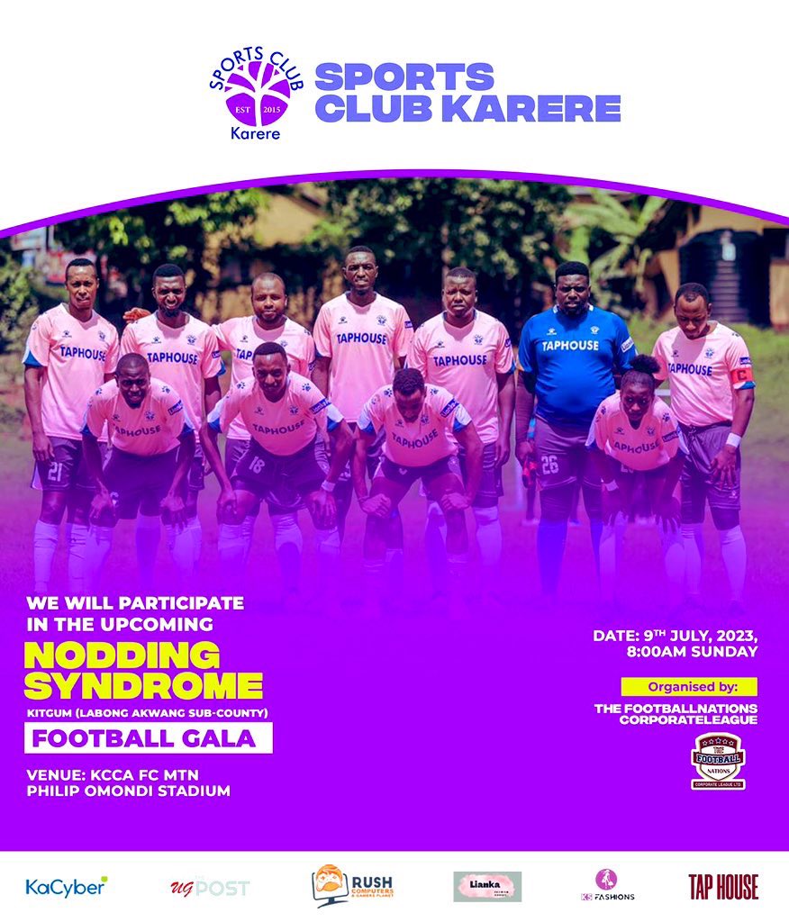 Begumisa336's tweet image. It’s Just a few hours to the D-Day . @FcVenoms will take part in the @Thefootball256 Nodding Syndrome Charity Galla 09.07.2023 @philipOmondiStadium . Let’s join hands for the basic humanitarian cause!
#FcVenoms.
#TapHouse.
#LiankaFashions.
