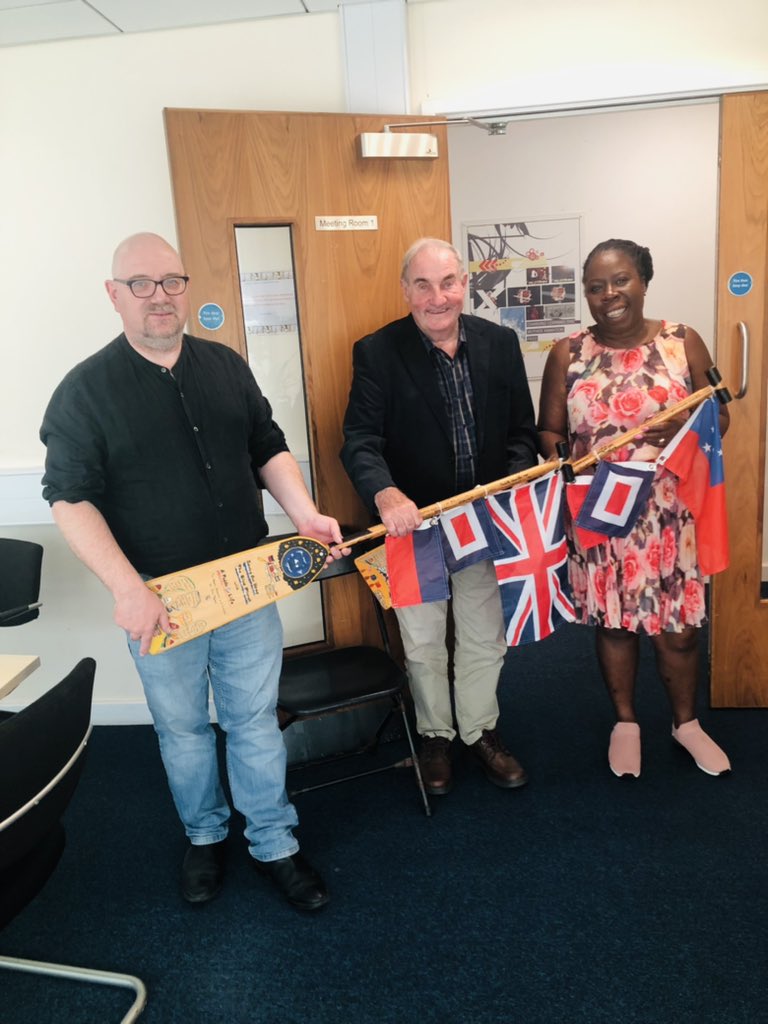 CETBrum's tweet photo. Fantastic meeting with David Train, Olympic Coach Canoeing, @Raymondg1969 and @PauletteHamilto at Castle Vale Library to get support for David’s #paddleforlife campaign and CET’s paddle hub. Get on board! Help us fight #climatechange! #sustainability #environment https://t.co/wfxM63bsyn