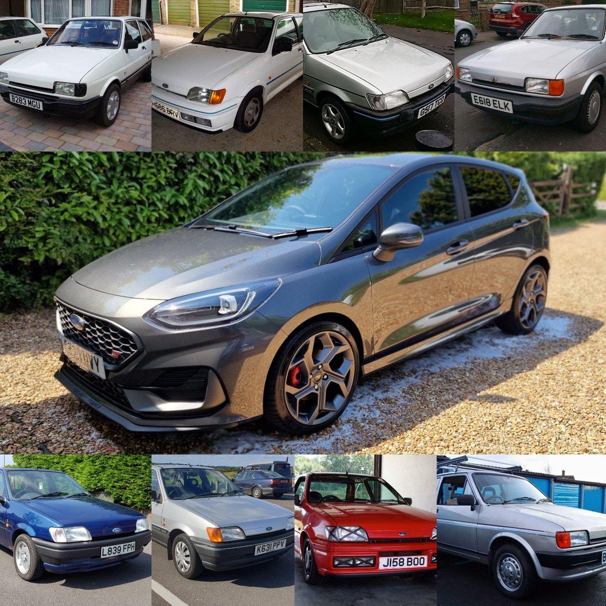 Well I suppose as I have owned so many (these aren't all of them), I should post a goodbye to the Ford Fiesta. That's why I had to get a new ST before they were all gone. #fiesta #fordfiesta