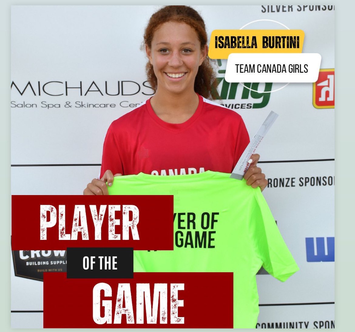 ync_teamcanada's tweet photo. Friday Night’s Players of the Match. Well done! Great games! @nations_youth https://t.co/JEJ8e44A4u