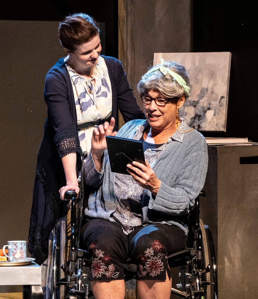 randomprec's tweet photo. Photo from "The Mockingbird's Nest," which opened last night at St. Louis Actors' Studio (@STLAS1 ) and runs through July 23. Jane Paradise as Daisy (seated); and Colleen Backer as Robyn.  #labutefest https://t.co/COwADOAsMT