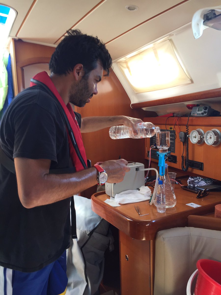 Awesome experience combining science and sailing during the first site visit in Methana area with <a href="/nexusmonarc/">nexus monARC</a> <a href="/GondikasAndreas/">Andreas Gondikas</a> 🌍🐬🌊