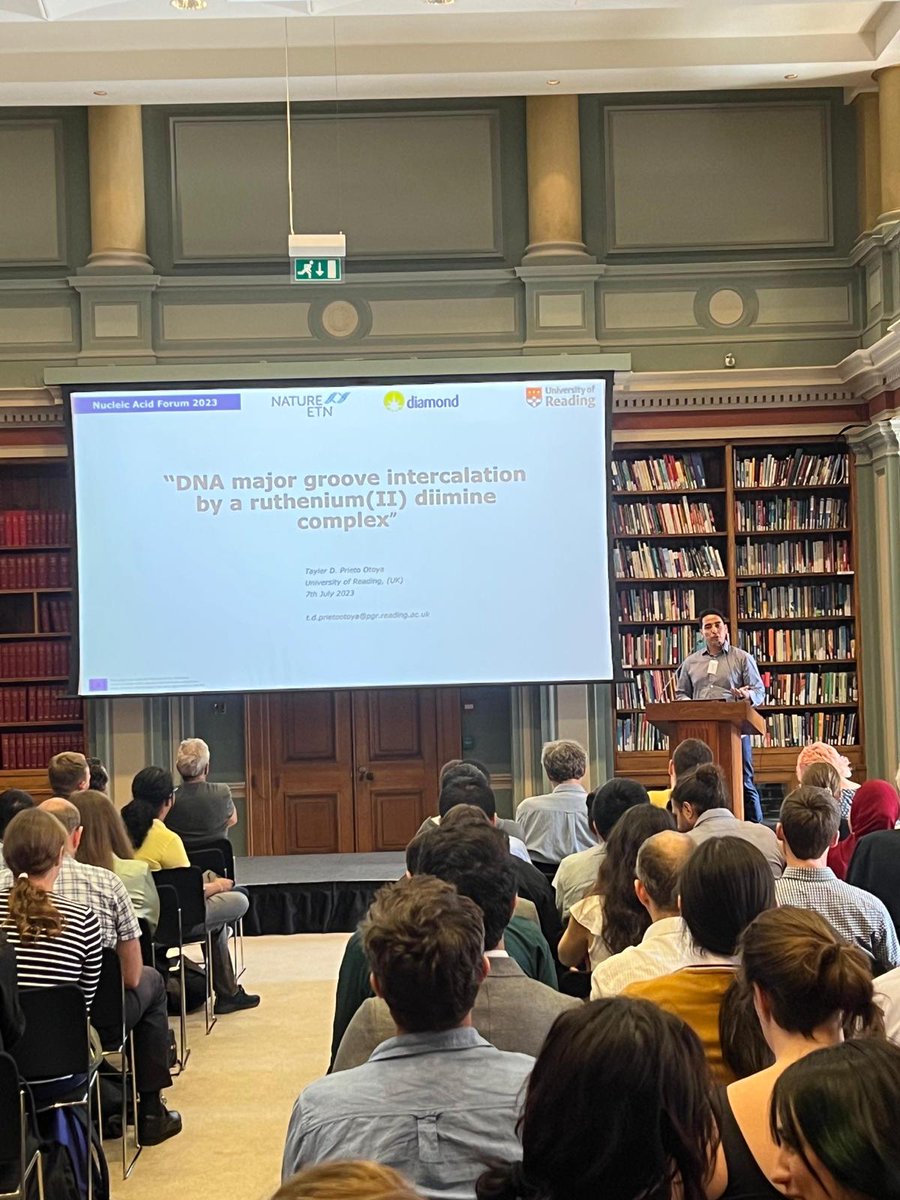 So glad and pleased to for this opportunity to present my work at the 19th Nucleic Acid Forum, London.#UniversityofReading #NucleicAcidUK #MSCA
#H2020 <a href="/ETN_Nature/">NATURE-ETN</a>