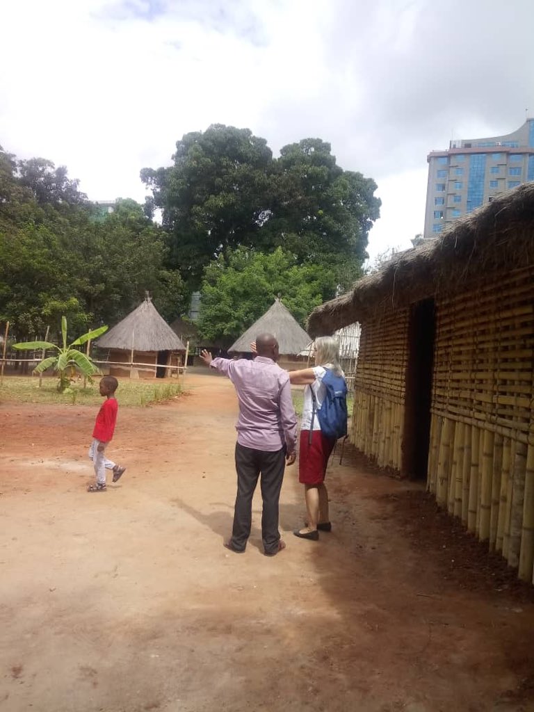 An incredibly awesome day at the Village Museum in Dar Es Salaam: with some future heritage conservators, experienced museum personnel getting some coolest and insightful ideas from the Director of the Kijiji  Museum of culture today 😊