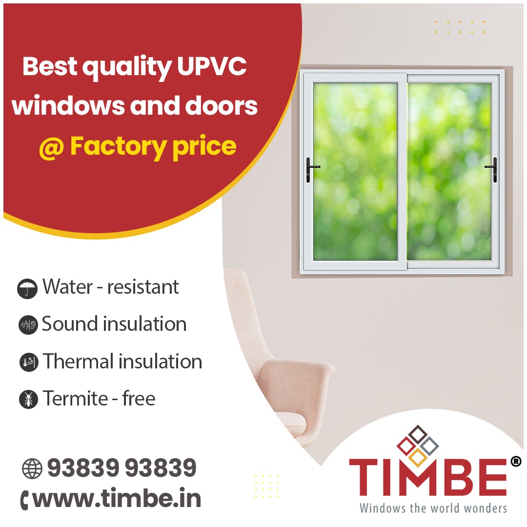 TimbeUpvc's tweet image. 💥No more waiting! We made it even more Easier and Faster for you.  
💥Timbe UPVC doors and windows are now delivered in 48 hours!  
📞For more details 93839 93839 
🌎timbe.in  
 #timbe #upvc #upvcwindow #upvcwindows #upvcwindowcolors #upvcframe #upvcslidingwindow