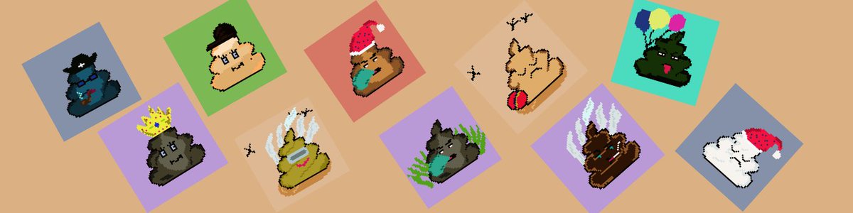 cool_poops's tweet photo. ๐ Cool Poops NFT collection is a pixel art masterpiece! ๐จ Join the hype with 3333 unique NFTs on Polygon blockchain. Get yours today! #NFTs #PixelArt #CryptoArt #Polygon #Blockchain #Collectibles #CoolPoops #LimitedEdition #NFTSales #Airdrop #NFTdrop #BTC #MATIC #pixelartist https://t.co/MfKk02dmsV