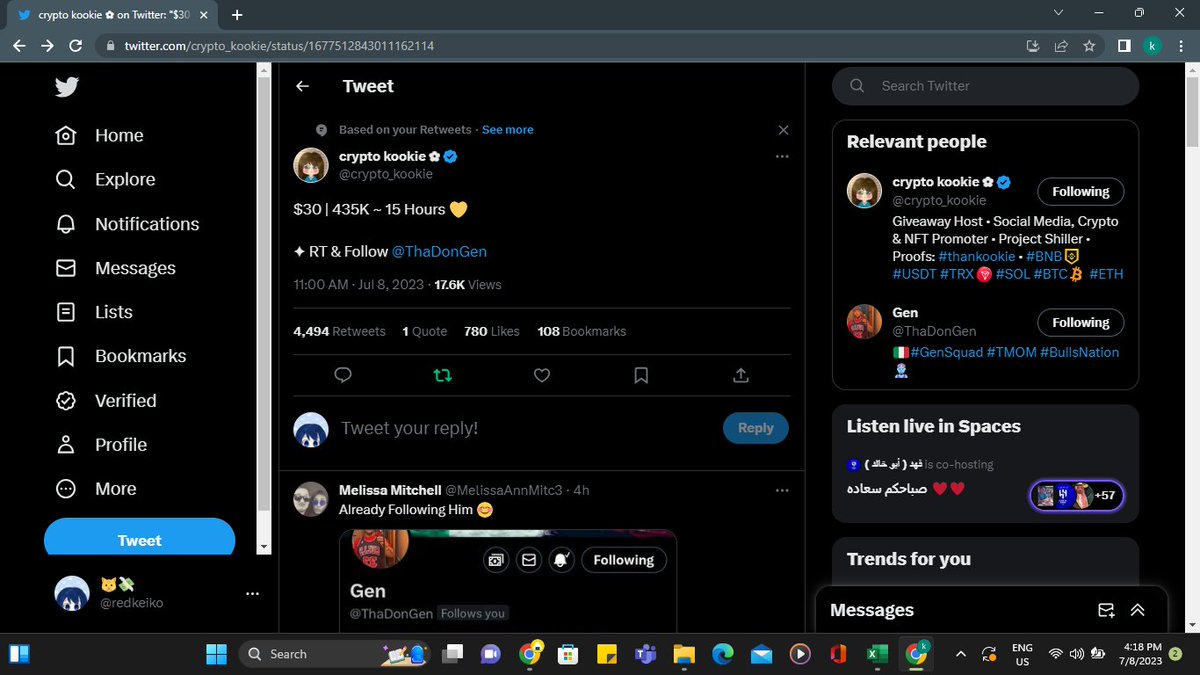 redkeiko's tweet photo. @crypto_kookie @ThaDonGen https://t.co/Zsg6MkBsDz