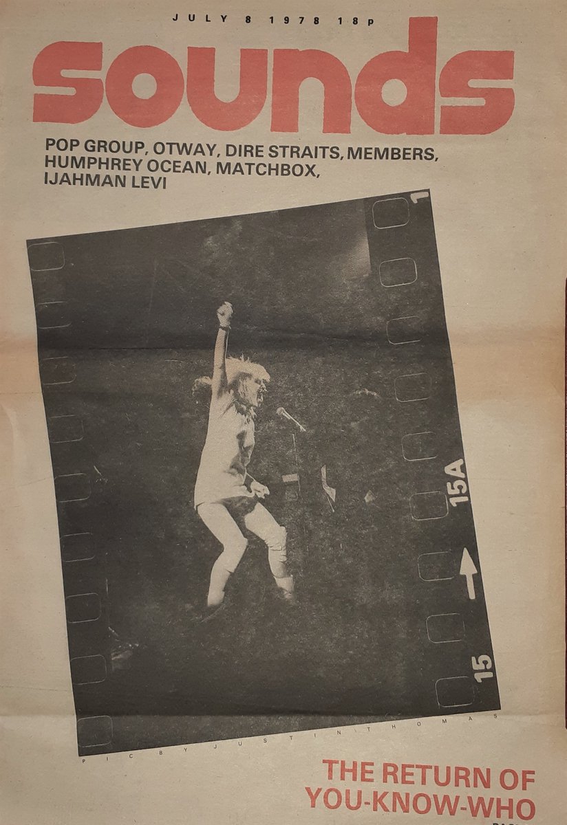 Sounds Front Cover 8th, July 1978 featuring Debbie Harry of Blondie with pic by Justin Thomas.
@BlondieOfficial @RockFotosJT @chrissteinplays @clem_burke https://t.co/rqXEwCjG1a
