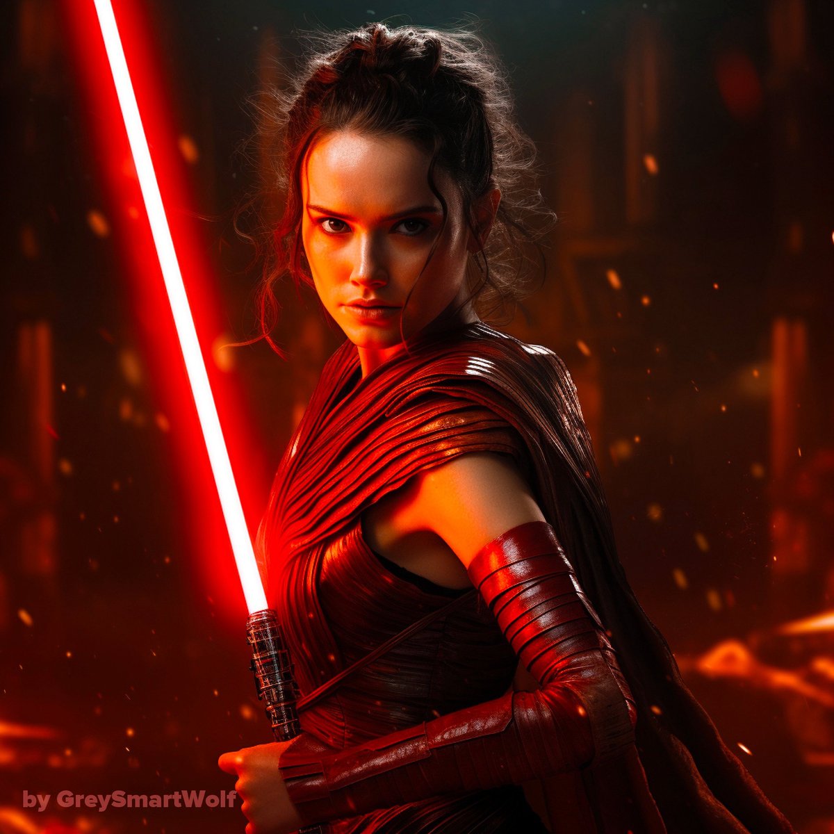 GreySmartWolf's tweet photo. Dark Rey🔥

#DaisyRidley #StarWars https://t.co/TVqMCDqILD