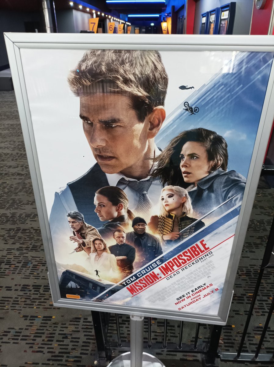 SimplyPaul's tweet photo. I've gone to see #MissionImpossible7 #MissionImpossibleDeadReckoning & a #tweeview will follow later. You lucky little hamsters. https://t.co/sVNCxQ9Xbg