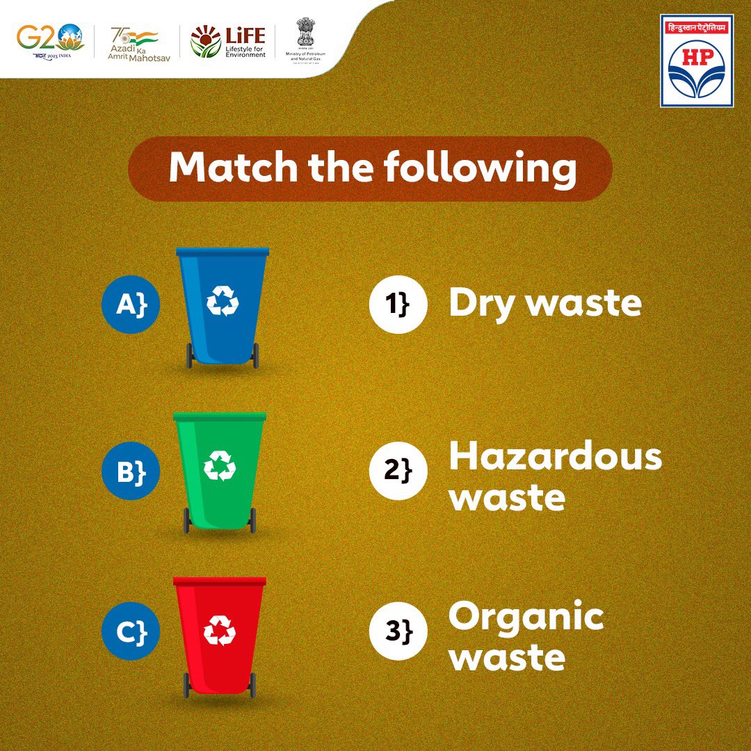 Hindustan Petroleum Corporation Limited on Twitter "In order to systematically segregate and