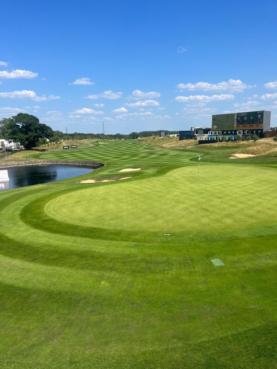 Huge congratulations @garlyland @LukeTurner1980 and the team @CenturionClub for producing unbelievable conditions yet again for the @livgolf_league These lads should be so proud of these world class surfaces they produce, and I am very privelaged to work with them. #TurfCare3PA