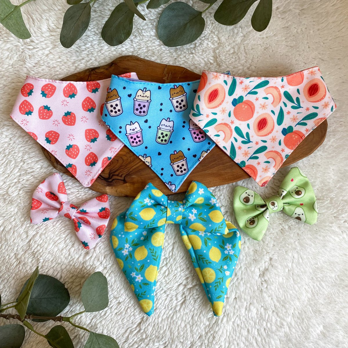 arisclosetco's tweet photo. NEW COLLECTION IS LIVE! 🍋🍓🥑🧋🍑 Link to our Etsy store in bio!✨✨✨

#etsy #cataccessories #dogsaccessories #etsyshop https://t.co/SfhyE7HRPM