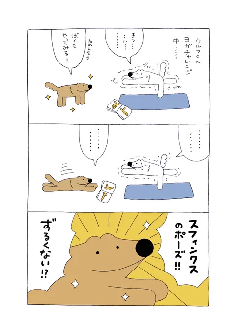 ヨガチャレンジ🐺🧘🐕 
