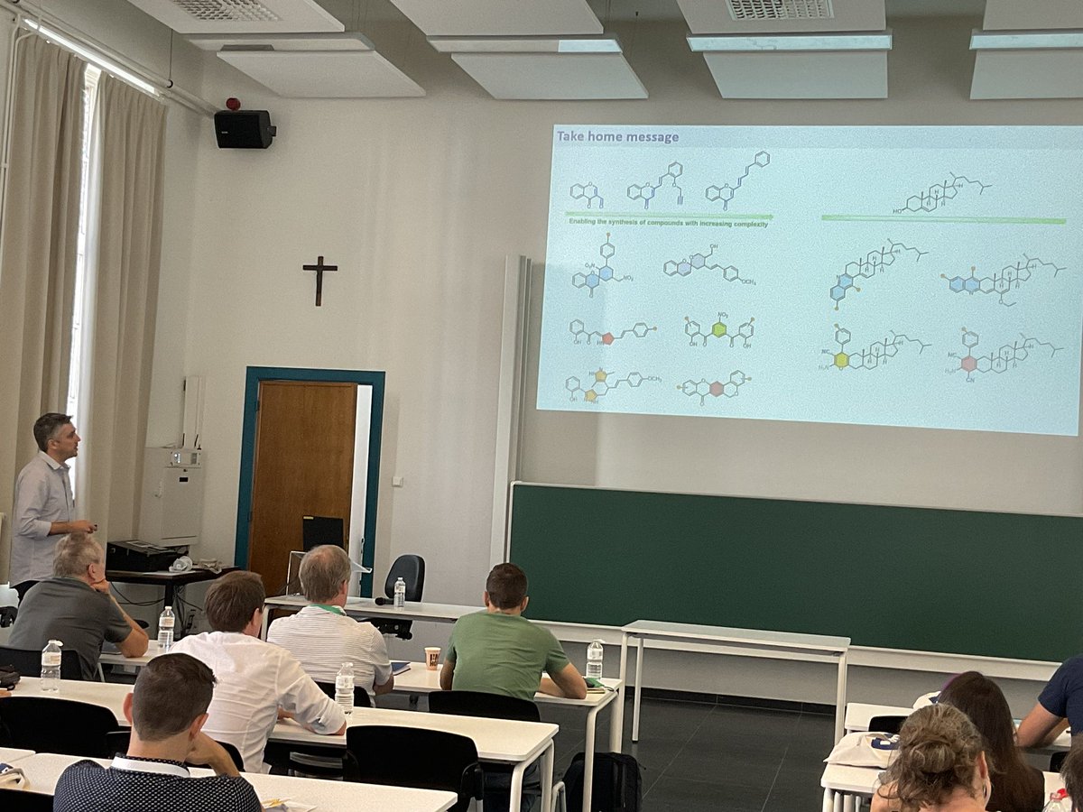 Dr. Hélio M. T. Albuquerque <a href="/HelioMTAlb/">Hélio Albuquerque</a> <a href="/UnivAveiro/">Universidade Aveiro</a> presented his work on chromones and cholesterol as versatile synthons to create chemically diverse bioactive compounds.
#YIW2023