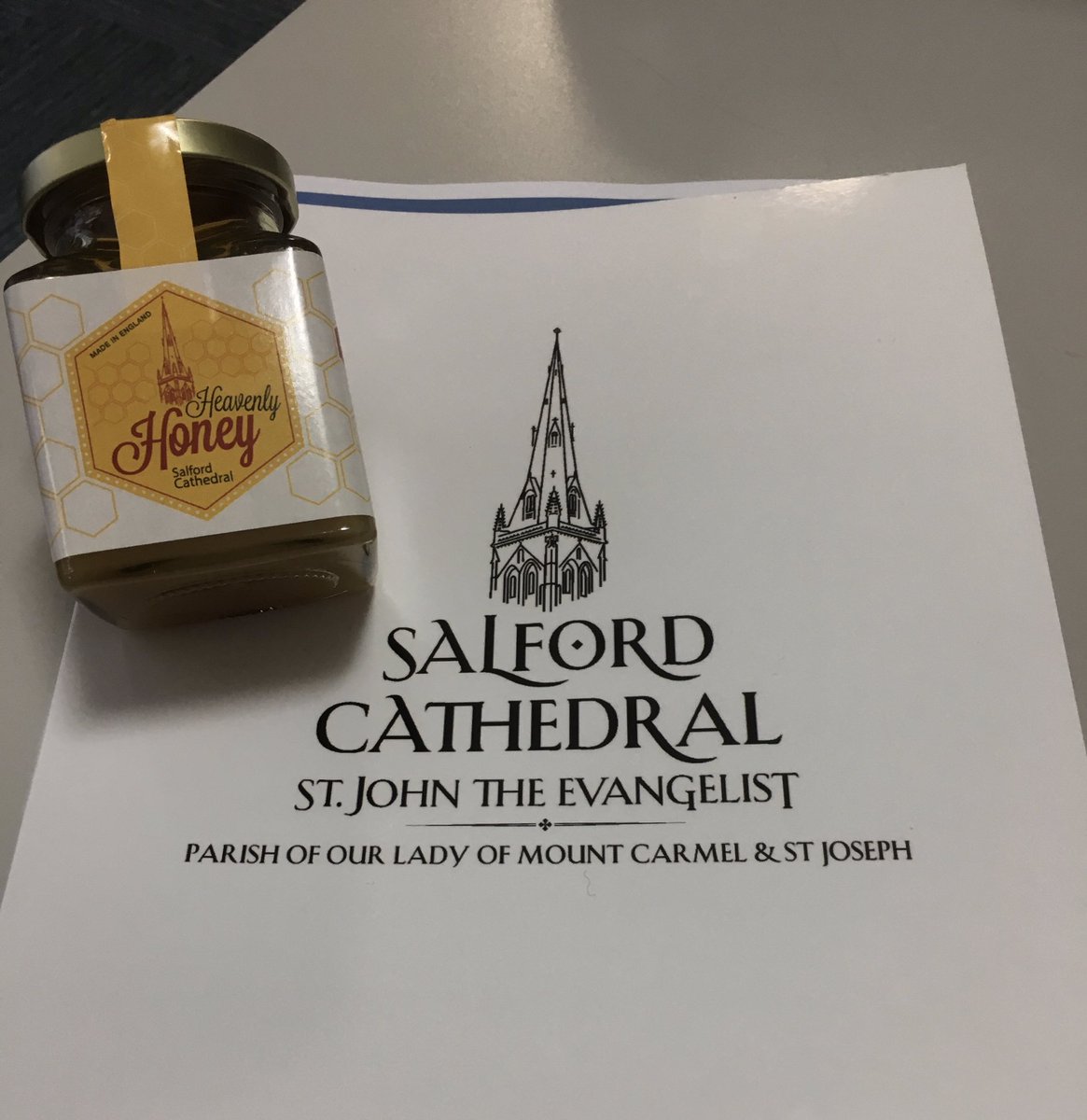 Really special visit for our students this week exploring the idea of identity and spirituality <a href="/SalfordCathedra/">Salford Cathedral</a> Thanks to our lovely guides for some Heavenly Honey too