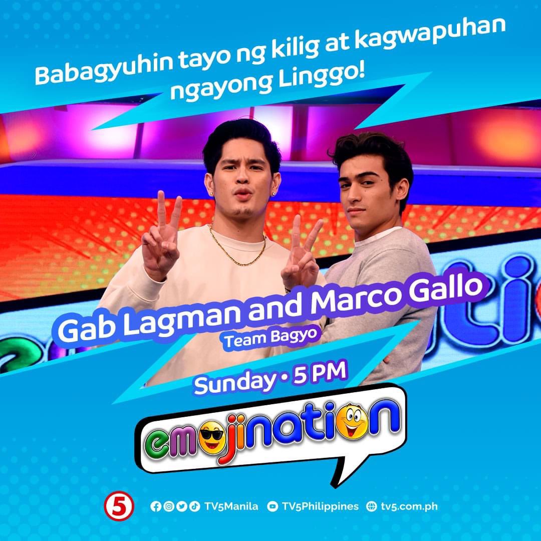 Sina #TheRainInEspañaTV5's Gab Lagman at Marco Gallo kaya ang may tsansang makapag-uwi ng P80,000? 😱

'Wag palampasin 'yan sa #EmojinationTV5, BUKAS, 5PM sa #WeekendTripTV5 after #TheRainInEspaña sa @TV5manila 

#IBAngSayaPagSamaSama