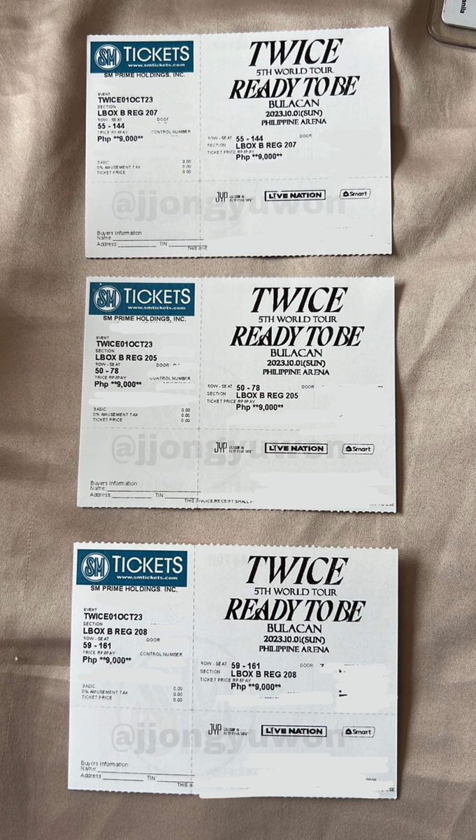 wts lfb twice ready to be in bulacan day 2 3tix LBB REG 205 LBB REG 207 LBB REG 208 💸: SRP + 100 online fee ✅Meet up ✅Payment upon meet up DM me! rfs: for a friend nakahanap na sila vip tix #TWICE_5TH_WORLD_TOUR_BULACAN #TWICE_5TH_WORLD_TOUR