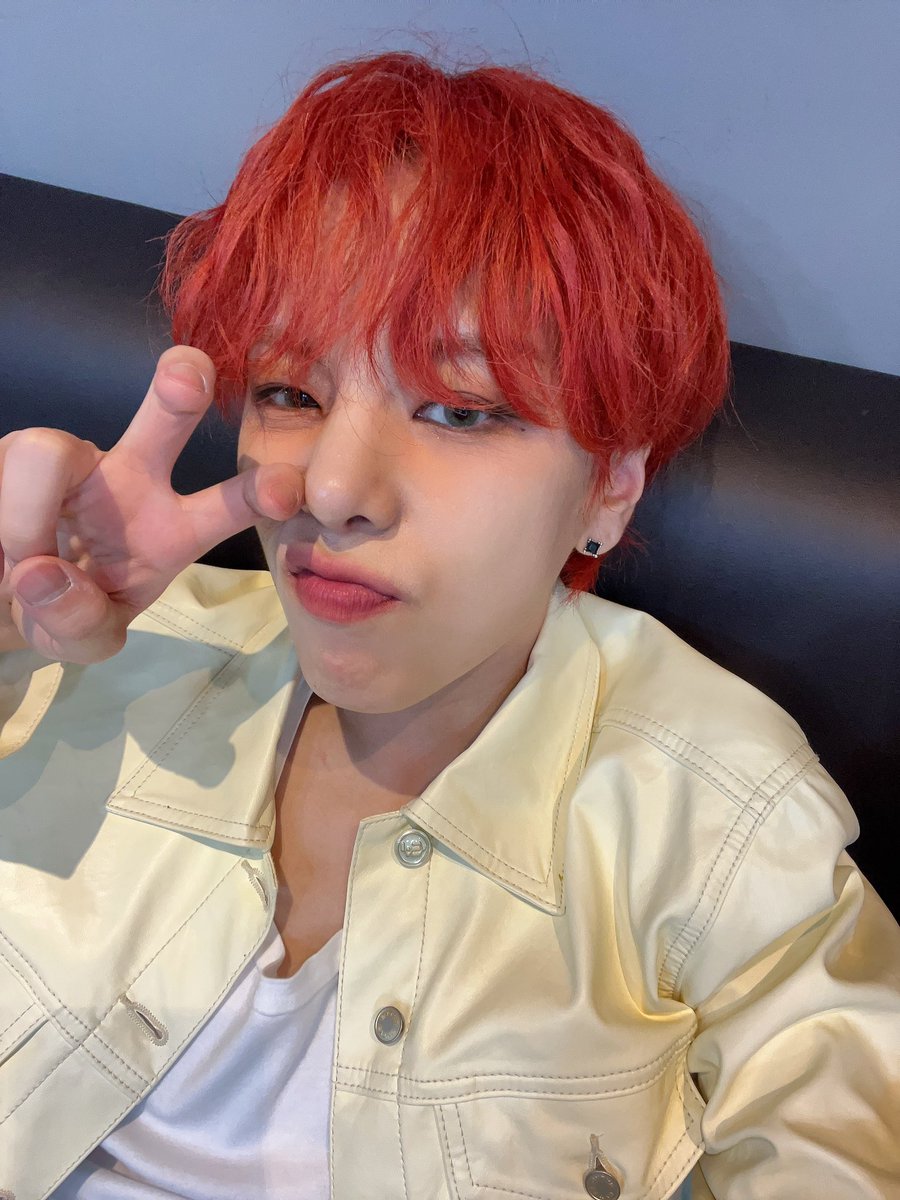 WEi__Member's tweet photo. [#대현] 오늘도 질주❤️🧡완료(행복 댄콩) https://t.co/lIMntRnUEy