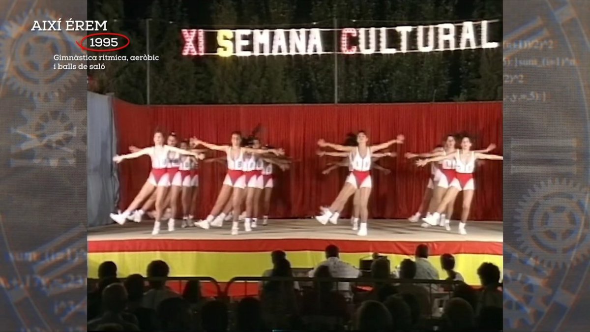 telepobla's tweet photo. AIXÍ ÉREM. Un viatge en el temps a través dels arxius de Telepobla.

Viatgem al 1995 amb el Festival d'Aeròbic que es podrà vore dissabte a les 21:30.

I diumenge, reviurem la semifinal de futbet del 1995 entre Bar Chilet i Fontaneria Grueso. A les 21:30h., en Telepobla. https://t.co/Et5mkg6CNX