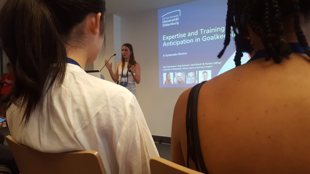 KimHuesmann's tweet photo. Yesterday I presented our study on expertise &amp; training of anticipation in goalkeeping at ECSS ⚽️🏑. We saw so many inspiring talks &amp; posters across all fields of sports science &amp; had a great time exploring Paris over the last few days! Thanks for having us @E_C_S_S 🇫🇷 https://t.co/JLA416RO9Z