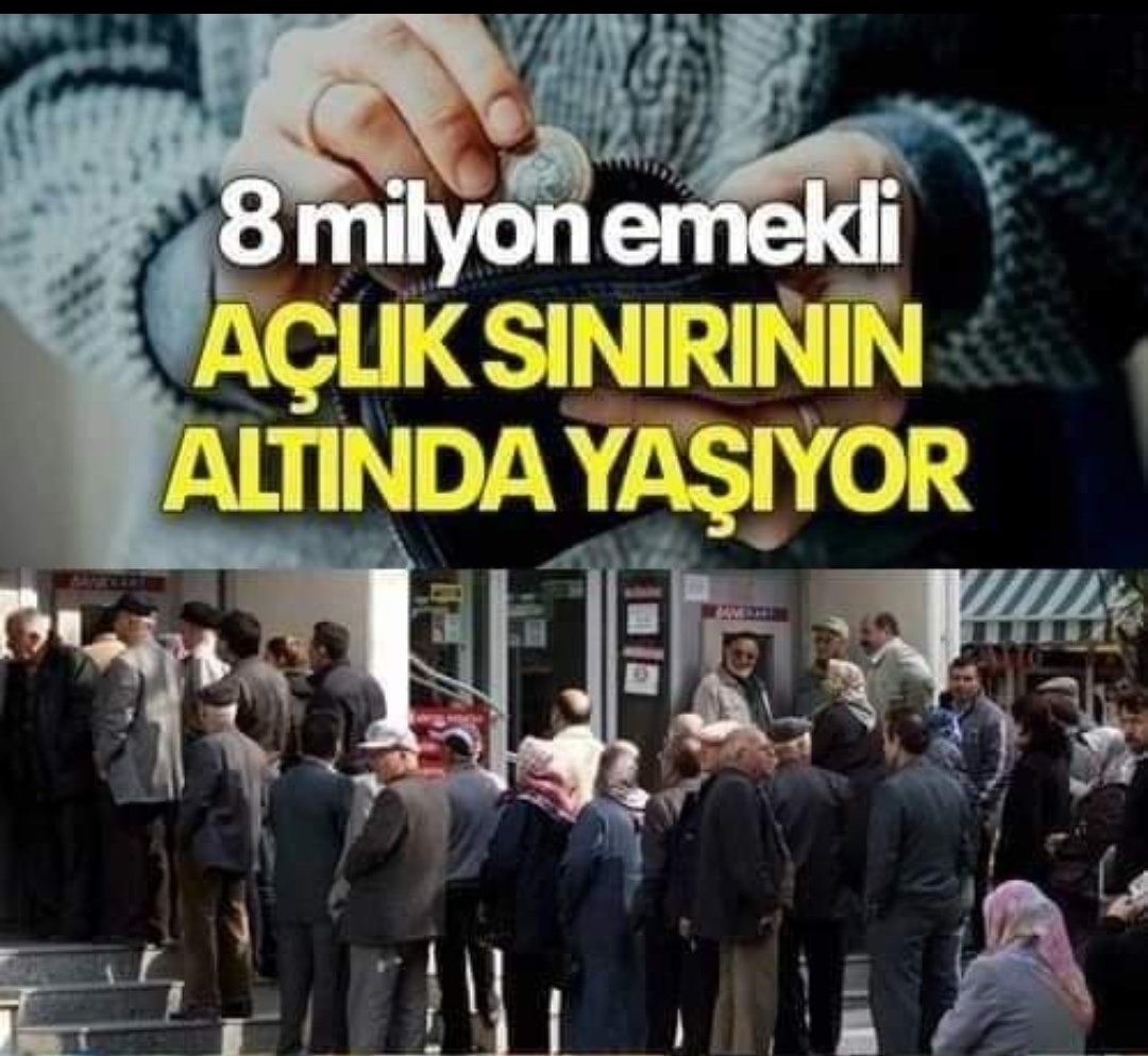 "Teşekkürler Erdoğan"
#EmekliyiKÖKtenÖldürdünüz