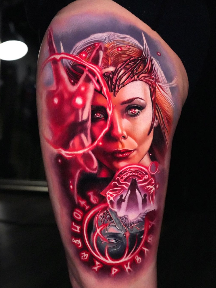 Ben Ochoa \u003e Scarlet Witch #tattoo #ink #art, image size:900x1200