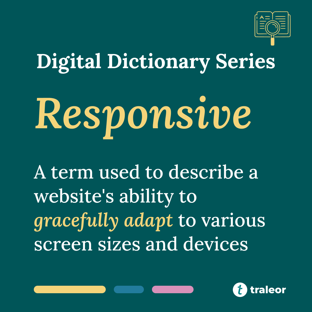 traleor's tweet photo. Why settle for a #website that only looks good on one screen? 
Traleor #CMS lets you create a #responsive site that adapts to any device, so you can look your best no matter where your audience is browsing.🌎
#digitaldictionary #responsivewebdesign #mobileoptimized #webdev #SaaS https://t.co/muYqmgDkfJ