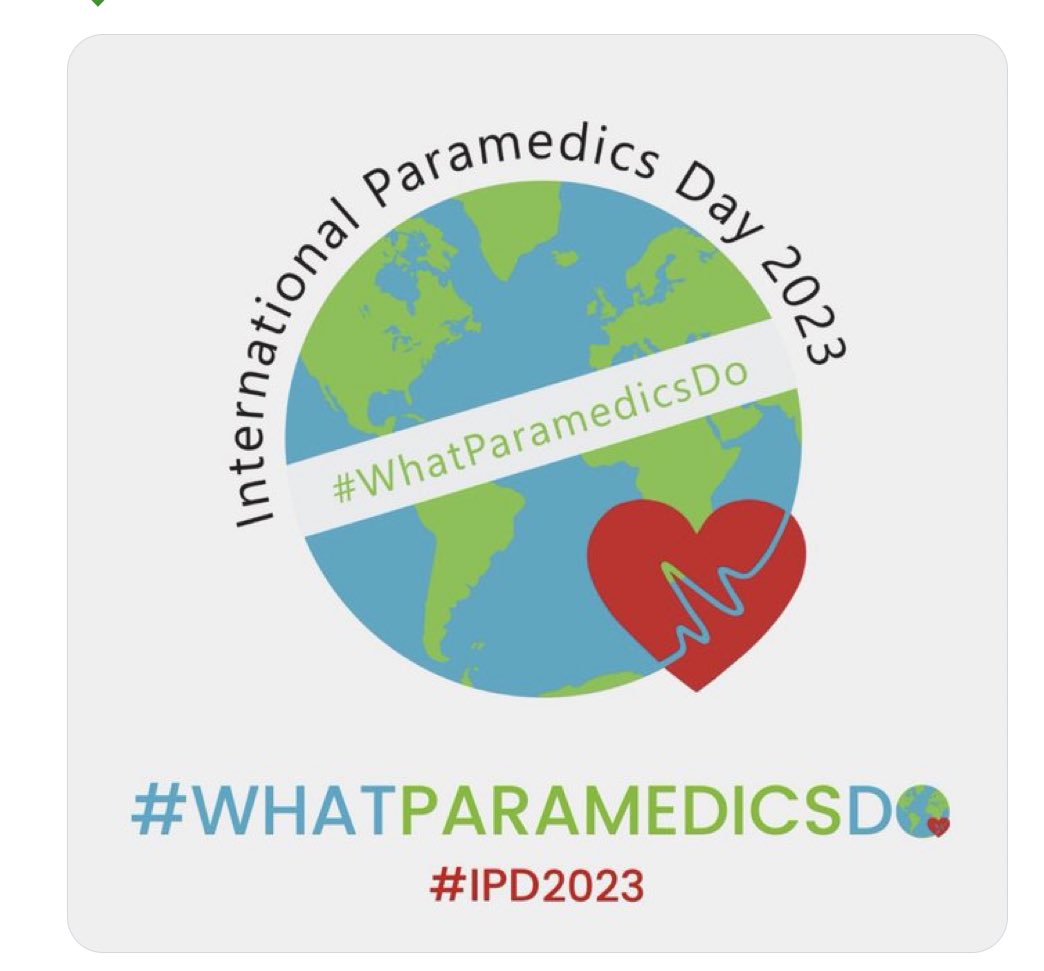 #IPD2023 
#WhatParamedicsDo

🤔What don’t you do? 🤷‍♂️

A most vital link in the Chain of Survival and some of the best people I’ve ever worked with ❤️❤️❤️❤️❤️

⁦@ResusCouncilUK⁩