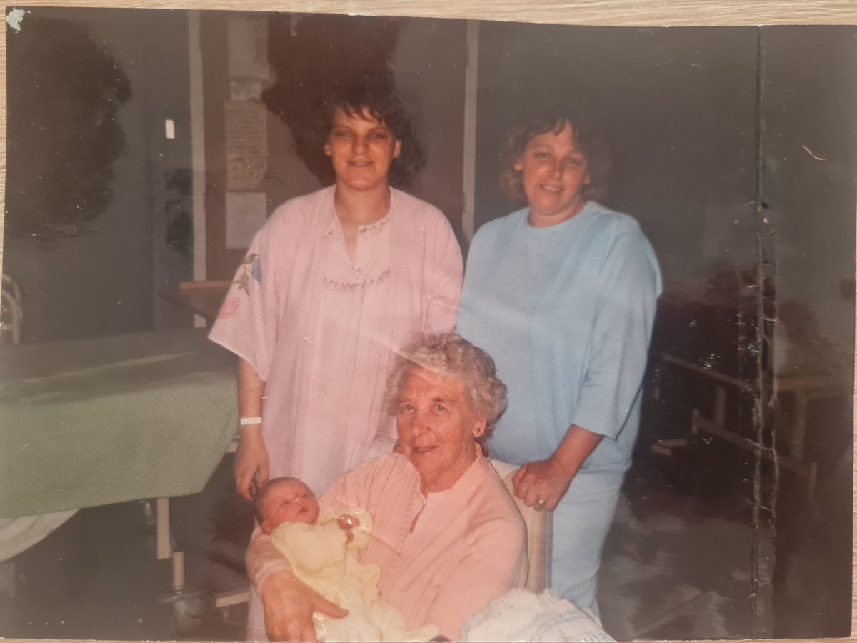 Do you recognise these women?
Help us solve a family mystery.
This photograph showing generations of women with a newborn in hospital, arrived tucked in a second hand book sent from the UK.
It may be of sentimental value, and I'm happy to reunite it with the family.