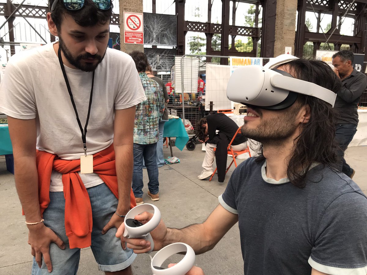 #nmc23 on est sur place avec 3 étudiants du master Création Numérique de <a href="/UnivRennes_2/">Université Rennes 2</a> !
Si vous êtes sur Nantes ce samedi venez donc faire un tour à Nantes Maker Campus <a href="/LabFabfr/">LabFab</a> <a href="/Makemefamily/">Makeme</a>