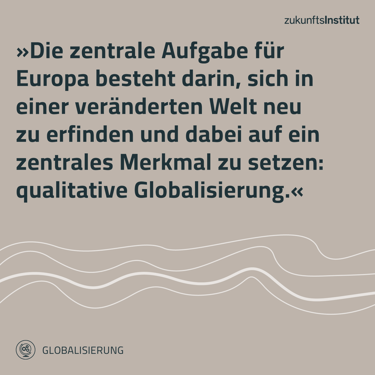 Seien Sie gespannt auf unsere neue #Studie zum #Megatrend #Globalisierung:
Wieder einmal zeigt sich, dass Trends keine statischen Phänomene sind. Viele Beobachtungen haben sich zu neuen, wirkmächtigeren #Trends verdichtet, und neue Tendenzen sind hinzugekommen.