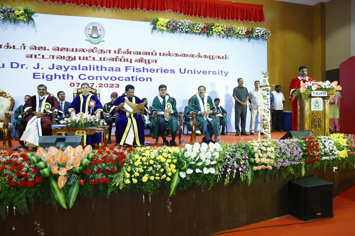 Tamil Nadu Dr.J.Jayalalithaa Fisheries University tweet media