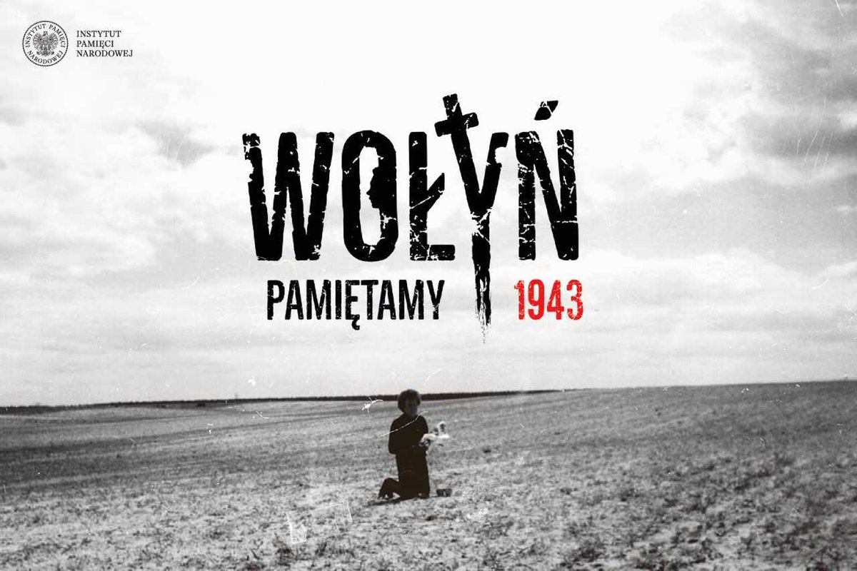 📢 11 lipca przypada 80. rocznica tzw. krwawej niedzieli na Wołyniu – apogeum ludobójstwa dokonanego przez ukraińskich nacjonalistów na Polakach, które w ciągu kilku lat pochłonęło nawet 120 tys. ofiar. #ZbrodniaWołyńska 

🔍 Wydarzenia i inicjatywy #IPN: tinyurl.com/4bxw37kp