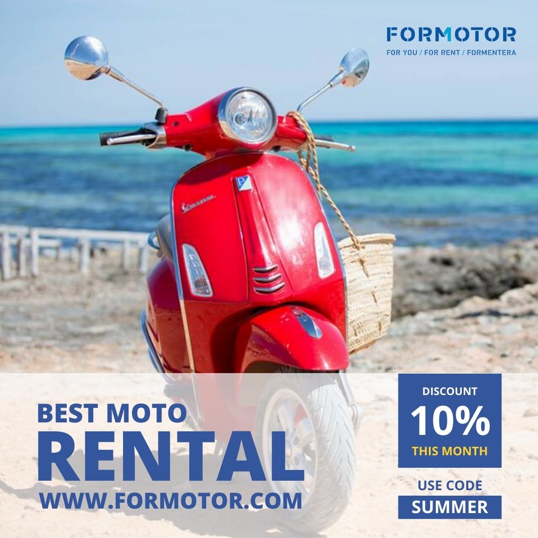 formotor's tweet photo. ⚠️SOLO ESTE MES 10% de descuento en el alquiler de motos 🛵
🏝 Usa el código SUMMER
👉 https://t.co/6PwAPBwIOw
#formotor #formentera #motorent #rentacar https://t.co/6FWMdqud5R