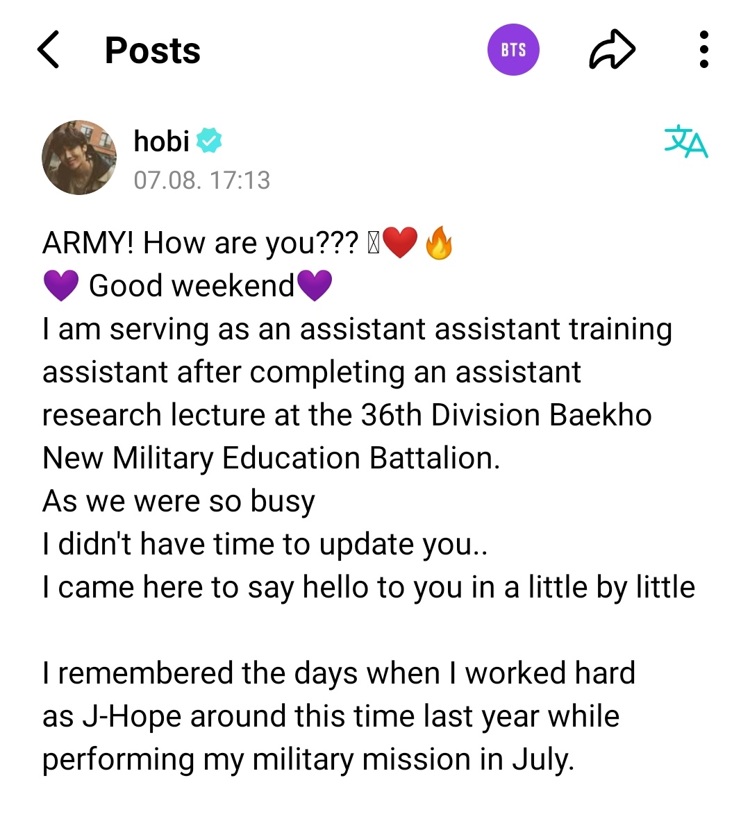 taebokkiii's tweet photo. OUR HOBI CAME HOME 😭🌟 https://t.co/hzdIE8tXQ5