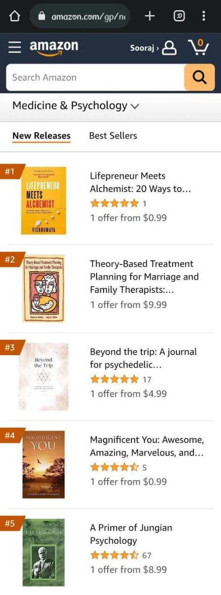 VishnumayaBisai's tweet image. Yay! Here it HIT the #1HOT NEW RELEASE ☀️🙂on Amazon.com. Grab your copy from the link Below⭐️:
For e-Book (India):amazon.in/Lifepreneur-Me…
For Paperback (India):amazon.in/dp/B0CBCQ42MC/…
For USA &amp;amp; other countries:amazon.com/Lifepreneur-me…