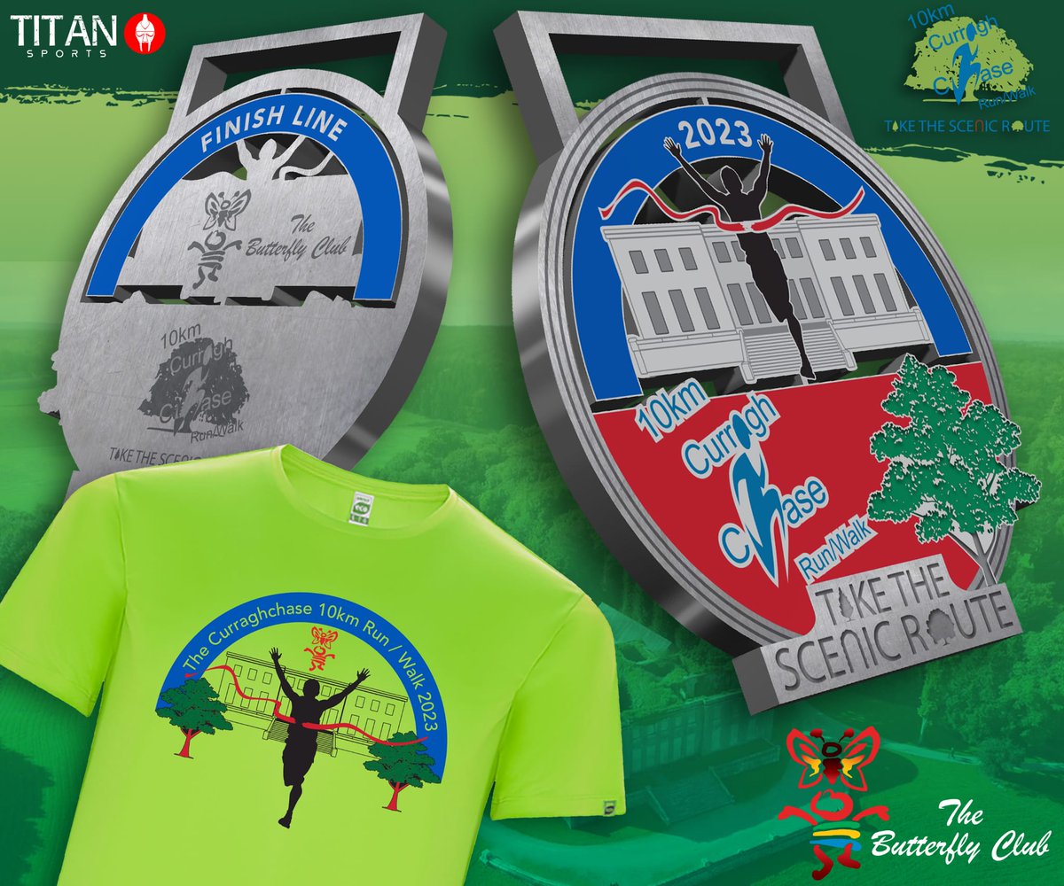 The Curraghchase 10K will take place on August 12th at 11am, and is in aid of The Butteryfly Club. 
Our gorgeous jerseys and medals are available for the first 500 entries only, so register now to guarantee yours. 💛
All details can be found here: 
eventmaster.ie/event/krY4cK2T…