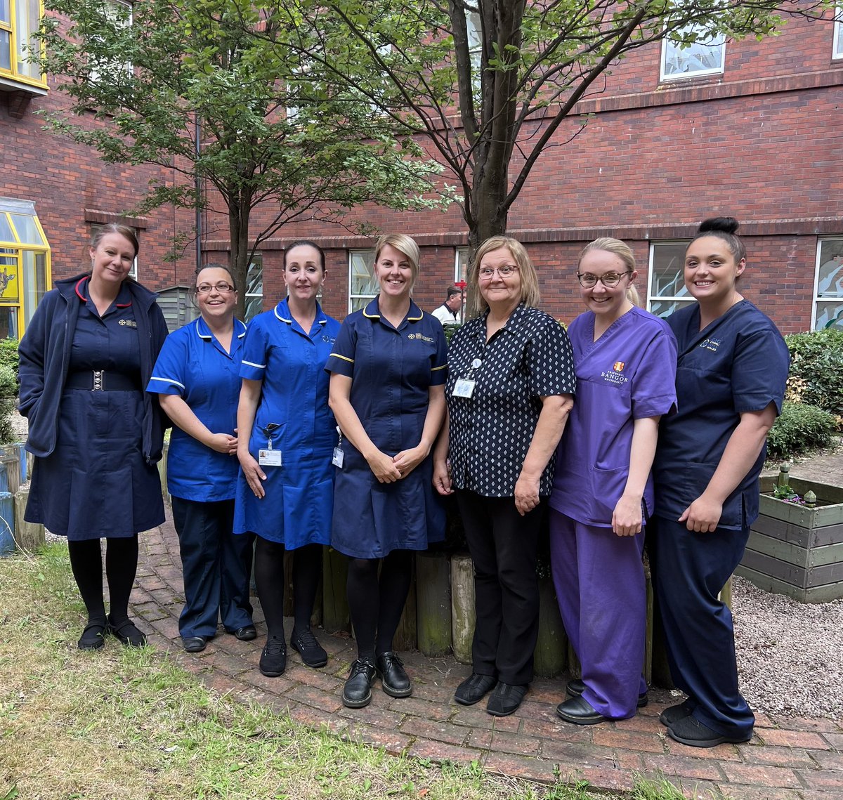 A big thank you to Wrexham Community Choir for coming to celebrate #NHS75birthday this week with us! Our patients (&amp; staff) loved it! 

Really great to see our garden being used - we’re in the process of sprucing it up &amp; making it even better 🤩 🌸